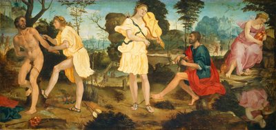 Apollo and Marsyas, c.1540 by Michelangelo Anselmi